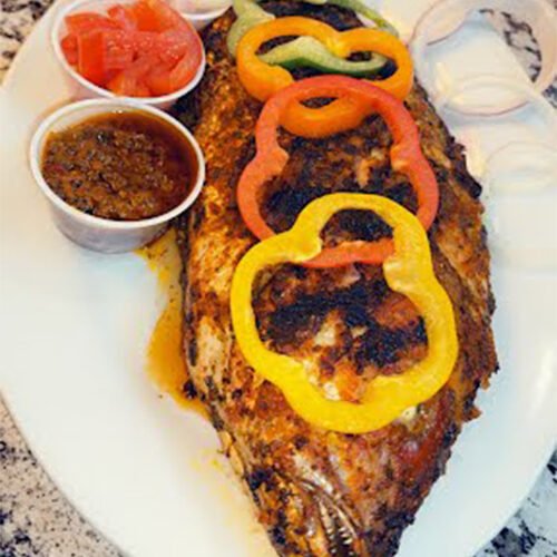 Attieke with Fish