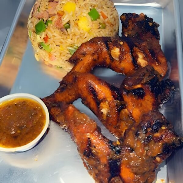 Full Wings With Rice